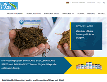 Tablet Screenshot of bonsilage.de
